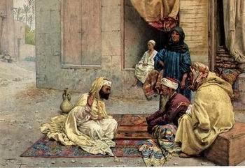 unknow artist Arab or Arabic people and life. Orientalism oil paintings 17 Norge oil painting art